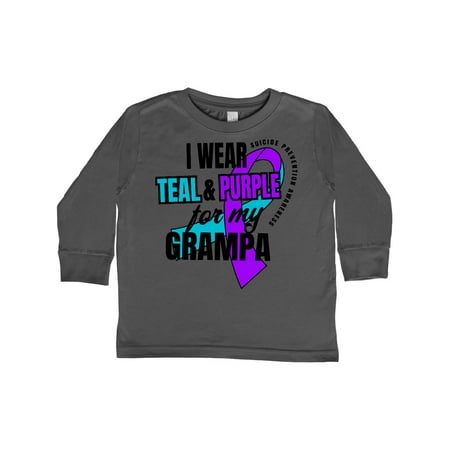 Inktastic Suicide Prevention I Wear Teal and Purple for My Grampa Gift Toddler Boy or Toddler Girl Long Sleeve T-Shirt
Inktastic Suicide Prevention I Wear Teal and Purple for My Grampa Gift Toddler Boy or Toddler Girl Long Sleeve T-Shirt