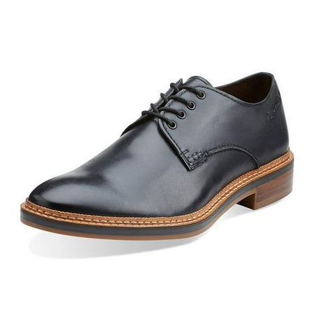 Clarks Men s Grimsby Walk Leather Oxfords Shoes - Black and Brown