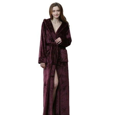 Linen Purity Winter Warm Pajamas Bathrobe Plush Soft Hooded Long Robe Floor-Length Hooded Pajamas
Linen Purity Winter Warm Pajamas Bathrobe Plush Soft Hooded Long Robe Floor-Length Hooded Pajamas