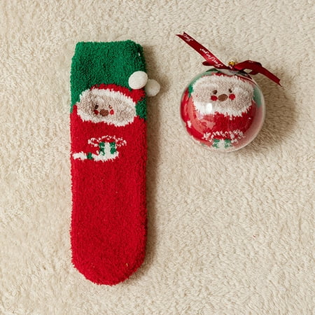 Cuteam Xmas Socks 1 Set Keep Warm Christmas Ball Stylish Santa Claus Xmas Socks
Cuteam Xmas Socks 1 Set Keep Warm Christmas Ball Stylish Santa Claus Xmas Socks