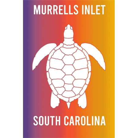 Mt Pleasant South Carolina Souvenir 2x3 Inch Fridge Magnet Turtle Design