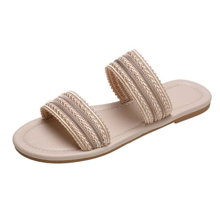 Womens House Slippers Retro Women Beach Slip On Weave Linen Casual Open Toe Non Slip Flat Breathable Slippers Shoes Sandals
Womens House Slippers Retro Women Beach Slip On Weave Linen Casual Open Toe Non Slip Flat Breathable Slippers Shoes Sandals