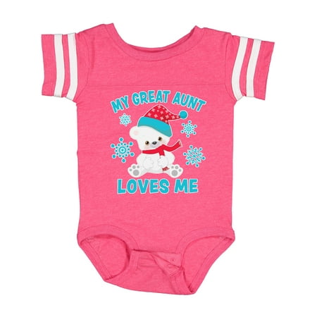 Inktastic Polar Bear My Great Aunt Loves Me in Santa Hat Gift Baby Boy or Baby Girl Bodysuit
Inktastic Polar Bear My Great Aunt Loves Me in Santa Hat Gift Baby Boy or Baby Girl Bodysuit