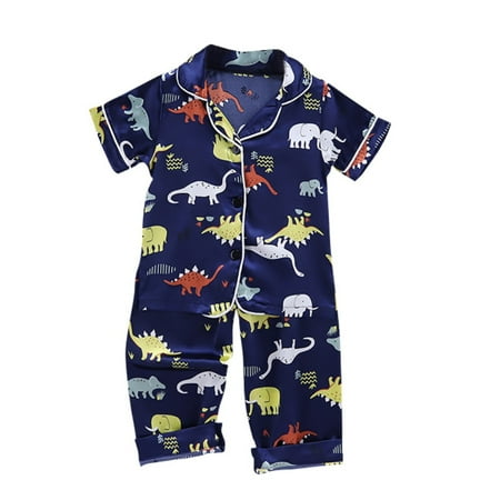 Actoyo 2pcs Baby Kids Boys Dinosaur Print Sleepwear Set Short Sleeve Blouse Tops+ Pants 1-6Years
Actoyo 2pcs Baby Kids Boys Dinosaur Print Sleepwear Set Short Sleeve Blouse Tops+ Pants 1-6Years