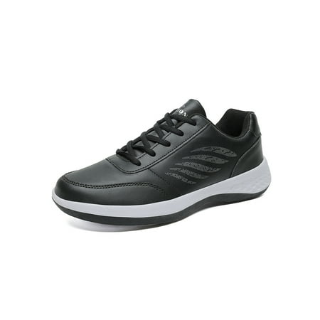 Tenmix Men s Trainers Flat Sneakers Lace Up Athletic Shoes Round Toe Fashion Sneaker Walking Nonslip Comfortable Running Shoe Black 9
Tenmix Men s Trainers Flat Sneakers Lace Up Athletic Shoes Round Toe Fashion Sneaker Walking Nonslip Comfortable Running Shoe Black 9