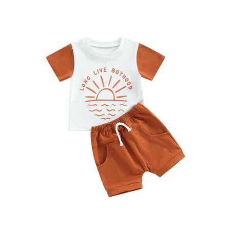Toddler Baby Boy Clothes Summer 2Pcs Outfits Cotton Short Sleeve T-Shirt Shorts Set 3-24 Months
Toddler Baby Boy Clothes Summer 2Pcs Outfits Cotton Short Sleeve T-Shirt Shorts Set 3-24 Months