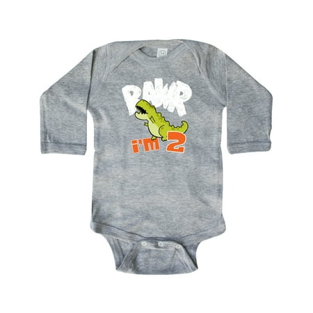 Inktastic RAWR I m 2! Baby Tyranosaurus Rex Gift Baby Boy or Baby Girl Long Sleeve Bodysuit
Inktastic RAWR I m 2! Baby Tyranosaurus Rex Gift Baby Boy or Baby Girl Long Sleeve Bodysuit
