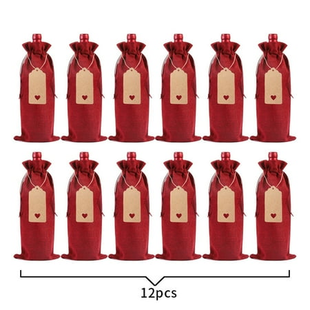 Christmas Clearance! VWRXBZ Linen Wine Bottle Bag Set Wine Bottle Set Linen Tag Red Wine Packaging Bag
Christmas Clearance! VWRXBZ Linen Wine Bottle Bag Set Wine Bottle Set Linen Tag Red Wine Packaging Bag
