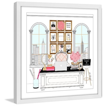 "Workspace" Framed Painting Print