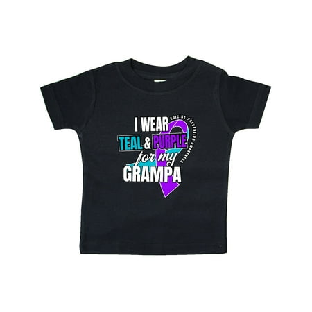 Inktastic Suicide Prevention I Wear Teal and Purple for My Grampa Gift Baby Boy or Baby Girl T-Shirt
Inktastic Suicide Prevention I Wear Teal and Purple for My Grampa Gift Baby Boy or Baby Girl T-Shirt
