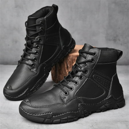 Juebong Christmas Deals Men s Casual High Top Leather Shoes Warm Short Boots Plus Fleece 8 Black
Juebong Christmas Deals Men s Casual High Top Leather Shoes Warm Short Boots Plus Fleece 8 Black