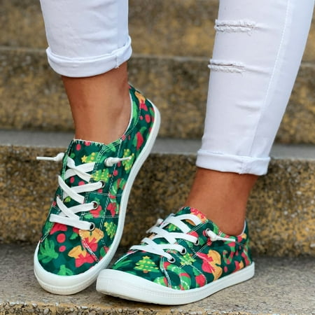 TALKVE Christmas Print Loafers For Women Canvas Flat Shoes Soft Vulcanize Casual Shoes Ladies Shoes
TALKVE Christmas Print Loafers For Women Canvas Flat Shoes Soft Vulcanize Casual Shoes Ladies Shoes