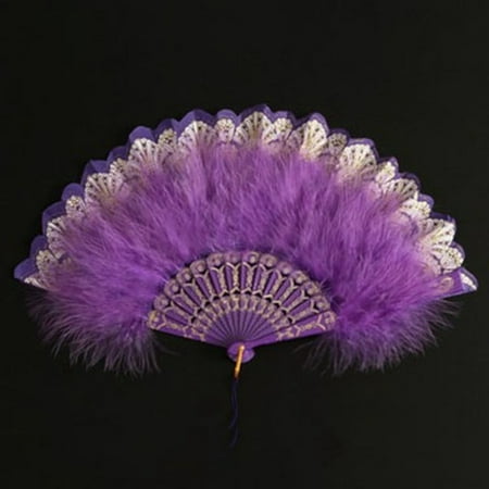 Elegant Fashion Costume Accessories Vintage for Lolita Handmade Party Decor Dance Hand Fan Feather Folding Fan Wedding Gift PURPLE
Elegant Fashion Costume Accessories Vintage for Lolita Handmade Party Decor Dance Hand Fan Feather Folding Fan Wedding Gift PURPLE