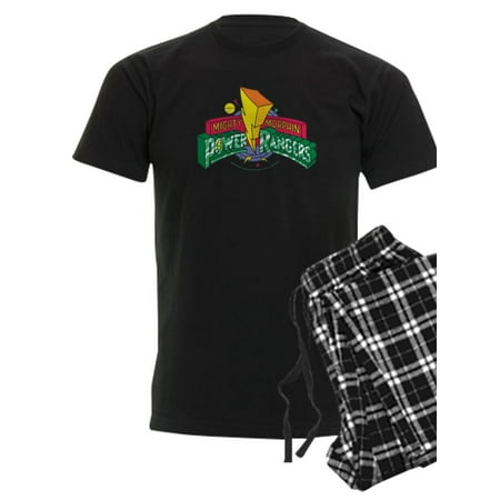 CafePress - Mighty Morphin Power Rangers Logo - Men s Dark Pajamas