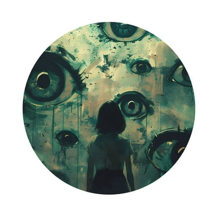 Matuu Eyes Watching In The Dark for Cup Coasters Set of 6 Leather Coasters Desk Coasters for Office Measures 4” x 4” Round Shape
Matuu Eyes Watching In The Dark for Cup Coasters Set of 6 Leather Coasters Desk Coasters for Office Measures 4” x 4” Round Shape