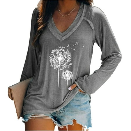 Ziloco Long Sleeve V-Neck Blouses & Shirts Plus Size Blouses for Women women s V-Neck Printing Loose Casual Fashion Autumn Long Sleeve T-shirt Tops Maternity Tank Top
Ziloco Long Sleeve V-Neck Blouses & Shirts Plus Size Blouses for Women women s V-Neck Printing Loose Casual Fashion Autumn Long Sleeve T-shirt Tops Maternity Tank Top