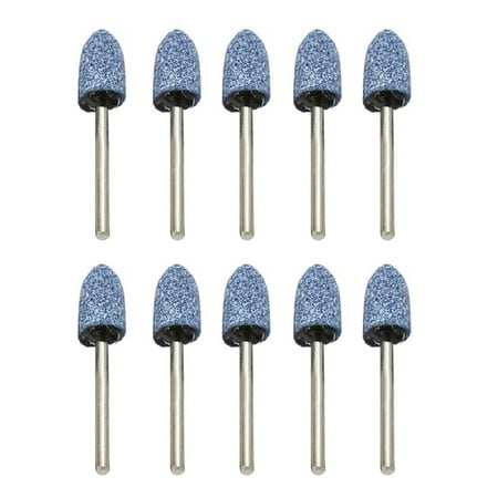 Feiruifan 10Pcs Polishing Head Uniform Particles Reliable Blue Corundum High Hardness Cone Grinding Head for DIY Grinding
Feiruifan 10Pcs Polishing Head Uniform Particles Reliable Blue Corundum High Hardness Cone Grinding Head for DIY Grinding