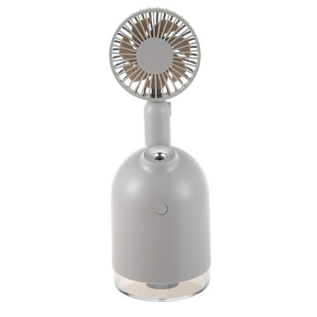 2000 Mah Battery Fan With Air Humidifier Usb Oil Diffuser Portable Table Fan Gray