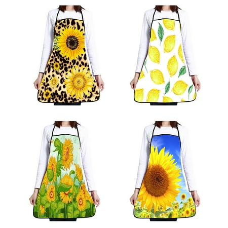 Flm Sunflower Lemon Print Women Oil Water Proof Home Cooking Baking Cleaning Apron
Flm Sunflower Lemon Print Women Oil Water Proof Home Cooking Baking Cleaning Apron