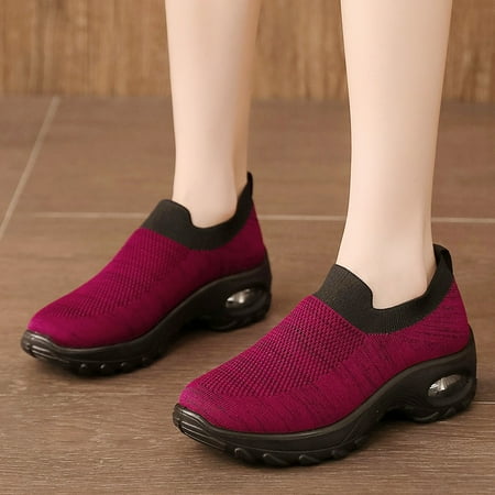 Quealent Flats Shoes Women Womens Slip On Running Shoes Non Slip Walking Shoes Lightweight Gym Fashion Sneakers Red 8
Quealent Flats Shoes Women Womens Slip On Running Shoes Non Slip Walking Shoes Lightweight Gym Fashion Sneakers Red 8