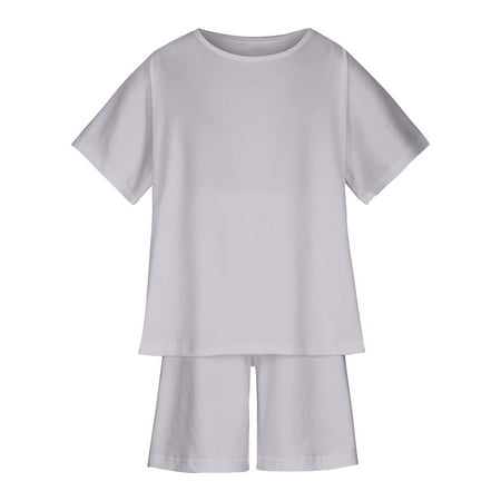 LNWUY 3-14 Years Boys and Girls Summer Solid Color Cotton Short Sleeve Casual Comfy Breathable T-Shirt Top Shorts Set Gray 7-8 Years
LNWUY 3-14 Years Boys and Girls Summer Solid Color Cotton Short Sleeve Casual Comfy Breathable T-Shirt Top Shorts Set Gray 7-8 Years
