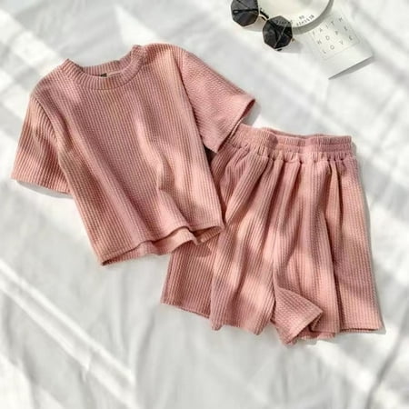 CoCopeaunt Womens Pajamas Summer Home Clothes 2 Piece Set Pijamas Feminino Suits with Shorts Casual Loungewear Nightie
CoCopeaunt Womens Pajamas Summer Home Clothes 2 Piece Set Pijamas Feminino Suits with Shorts Casual Loungewear Nightie