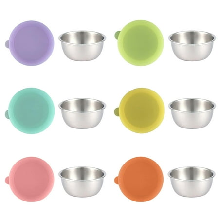 Salad Dressing Container To Go Reusable Dipping Cups With Lids 6Pcs Stainless Steel Sauce Cup Silicone Cover Reusable Salad Dressing To Go Cups Leakproof Design
Salad Dressing Container To Go Reusable Dipping Cups With Lids 6Pcs Stainless Steel Sauce Cup Silicone Cover Reusable Salad Dressing To Go Cups Leakproof Design