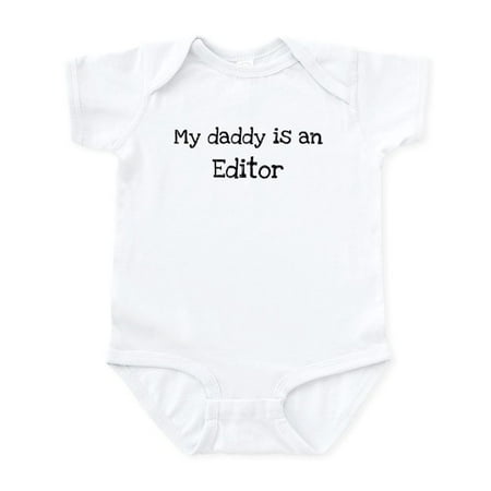 CafePress - My Daddy Is A Editor Infant Bodysuit - Baby Light Bodysuit Size Newborn - 24 Months
CafePress - My Daddy Is A Editor Infant Bodysuit - Baby Light Bodysuit Size Newborn - 24 Months