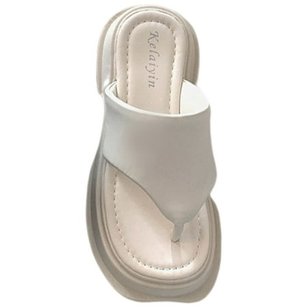 Welliumy Ladies Platform Sandal Slip On Sandals Summer Flip Flops Casual Slide Slippers Outdoor Soft Beach Slides Beige 5.5
Welliumy Ladies Platform Sandal Slip On Sandals Summer Flip Flops Casual Slide Slippers Outdoor Soft Beach Slides Beige 5.5