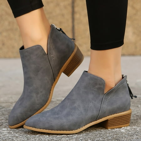 Cathalem Womens Boots Size 6 Short Boots Zipper Boots For Women Ankle Boots Single Shoes For Ladies Casual Shoes Women Boots Grey 7.5
Cathalem Womens Boots Size 6 Short Boots Zipper Boots For Women Ankle Boots Single Shoes For Ladies Casual Shoes Women Boots Grey 7.5