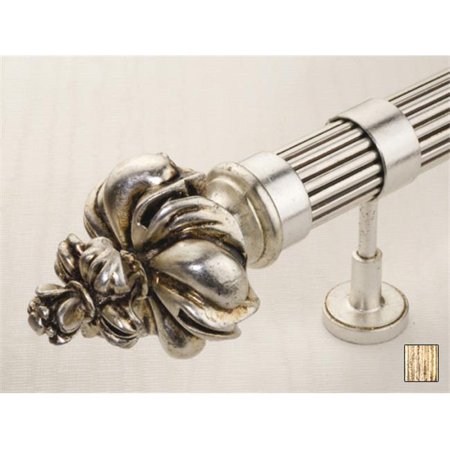 Palas 1063 Curtain Rod Set - 1.75 in. - Pheonix Gold - 94 in.