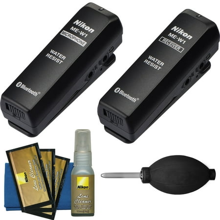Nikon ME-W1 Wireless Water Resistant Microphone for D4s, D610, D750, D810, D7100, D7200, D3200, D3300, D5300, D5500, V3 Cameras Supplied with Wind Screen & Soft Case Kit Nikon ME-W1 Wireless Water Resistant Microphone for D4s, D610, D750, D810, D7100, D7200, D3200, D3300, D5300, D5500, V3 Cameras Supplied with Wind Screen & Soft Case Kit
