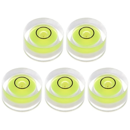 5 Packs Round Bubble Level 13x7mm Mini Circular Bullseye Spirit Levels for Leveling Camera Tripod Telescope Lime
5 Packs Round Bubble Level 13x7mm Mini Circular Bullseye Spirit Levels for Leveling Camera Tripod Telescope Lime