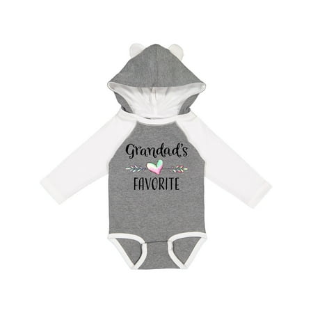 Inktastic Grandads Favorite- Heart Grandchild Gift Baby Boy or Baby Girl Long Sleeve Bodysuit
Inktastic Grandads Favorite- Heart Grandchild Gift Baby Boy or Baby Girl Long Sleeve Bodysuit