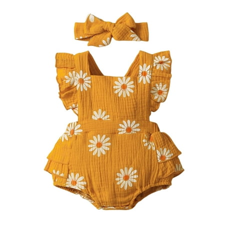 PBaeM Infant Cute Print Ruffle Playsuits Newborn Girls Summer Sleeveless Cotton Outfit Sets
PBaeM Infant Cute Print Ruffle Playsuits Newborn Girls Summer Sleeveless Cotton Outfit Sets