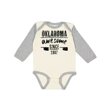 Inktastic Oklahoma Awesome Since 1907 Gift Baby Boy or Baby Girl Long Sleeve Bodysuit
Inktastic Oklahoma Awesome Since 1907 Gift Baby Boy or Baby Girl Long Sleeve Bodysuit