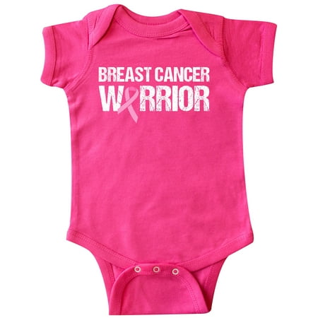 Inktastic Breast Cancer Warrior Gift Baby Boy or Baby Girl Bodysuit
