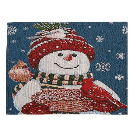 dianhelloya Christmas Table Placemat Non-slip Rectangle Dishwasher Safe Thicker Tear-resistant Heat Insulation Knitted Fabric Cartoon Xmas Santa Claus Snowman Dining Mat for Kitchen
dianhelloya Christmas Table Placemat Non-slip Rectangle Dishwasher Safe Thicker Tear-resistant Heat Insulation Knitted Fabric Cartoon Xmas Santa Claus Snowman Dining Mat for Kitchen