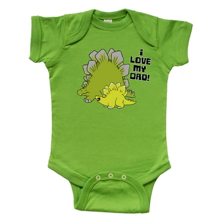Inktastic I Love my Dad with Baby and Daddy Stegosauruses Gift Baby Boy or Baby Girl Bodysuit
Inktastic I Love my Dad with Baby and Daddy Stegosauruses Gift Baby Boy or Baby Girl Bodysuit