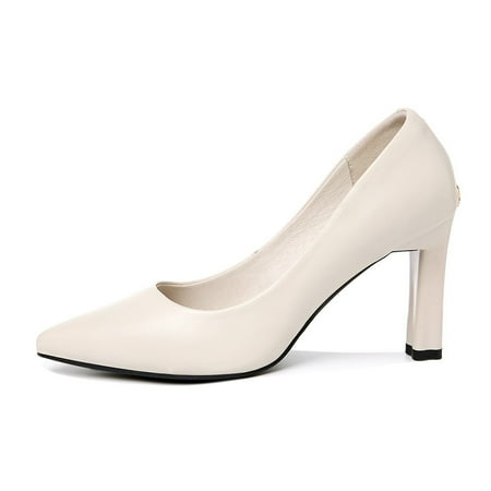 Women‘s Pointed Toe Pumps Chunky Heeled Solid Color Slip-on High Heels Women‘s Fashion Sexy Shoes
Women‘s Pointed Toe Pumps Chunky Heeled Solid Color Slip-on High Heels Women‘s Fashion Sexy Shoes