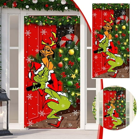 Apepal Christmas Gifts Grinch Christmas Tree Decor Christmas Door Width Polyester Cloth Christmas And New Year Decoration Christmas Door Curtain Christmas Decoration 180-90cm Grinch Ornaments
Apepal Christmas Gifts Grinch Christmas Tree Decor Christmas Door Width Polyester Cloth Christmas And New Year Decoration Christmas Door Curtain Christmas Decoration 180-90cm Grinch Ornaments