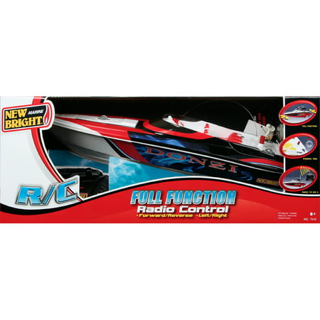 New Bright Full Function Donzi Boat Remote Controlled Toy