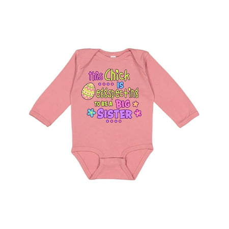 Inktastic This Chick is Eggspecting to Be a Big Sister with Egg and Flowers Gift Baby Girl Long Sleeve Bodysuit
Inktastic This Chick is Eggspecting to Be a Big Sister with Egg and Flowers Gift Baby Girl Long Sleeve Bodysuit