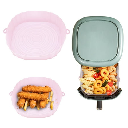 SEARCHI Air Fryer Silicone Pot - Reusable Non-stick Air Fryer Silicone Liners Compatible with Air Fryer Basket
SEARCHI Air Fryer Silicone Pot - Reusable Non-stick Air Fryer Silicone Liners Compatible with Air Fryer Basket