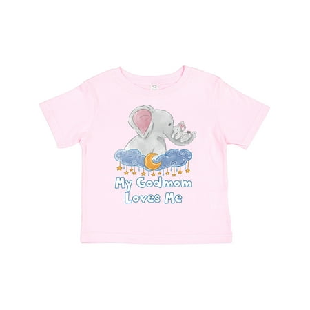 Inktastic My Godmom Loves Me Cute Elephants Clouds Moon and Stars Gift Toddler Boy or Toddler Girl T-Shirt
Inktastic My Godmom Loves Me Cute Elephants Clouds Moon and Stars Gift Toddler Boy or Toddler Girl T-Shirt