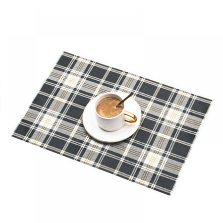 Xmarks Placemats for Dining Table Anti-Skid Heat-Resistant Washable PVC Table Mats Durable Stain Resistant Woven Vinyl Kitchen Table Mats Placemats Set of 4
Xmarks Placemats for Dining Table Anti-Skid Heat-Resistant Washable PVC Table Mats Durable Stain Resistant Woven Vinyl Kitchen Table Mats Placemats Set of 4
