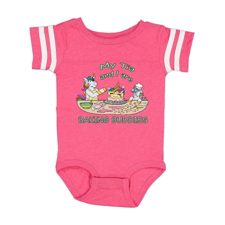 Inktastic My Tia and I are Baking Buddies Gift Baby Boy or Baby Girl Bodysuit