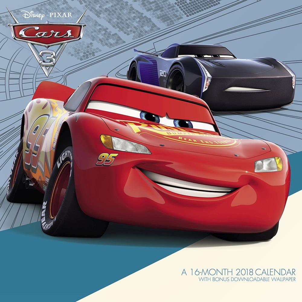 Day Dream Disney Pixar Cars Wall Calendar Wall Calendars Walmart