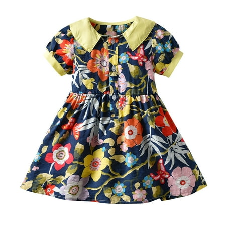 Kids Toddler Baby Girls Dress Spring Summer Floral Cotton Short Sleeve Princess Dress Clothes
Kids Toddler Baby Girls Dress Spring Summer Floral Cotton Short Sleeve Princess Dress Clothes