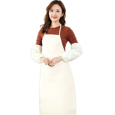 Fairnull Solid Color Unisex Faux Leather Waterproof Unisex Kitchen Bib Aprons Oversleeves
Fairnull Solid Color Unisex Faux Leather Waterproof Unisex Kitchen Bib Aprons Oversleeves